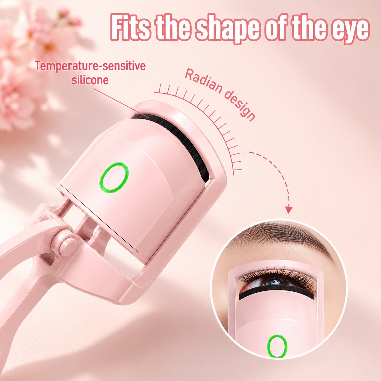 Belleza Lift  Heated Eyelash Curler – USB Rechargeable & Long-Lasting Curl