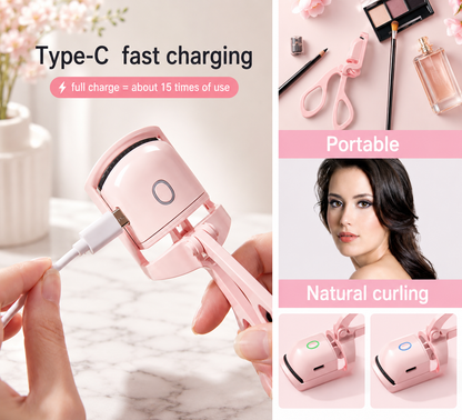 Belleza Lift  Heated Eyelash Curler – USB Rechargeable & Long-Lasting Curl