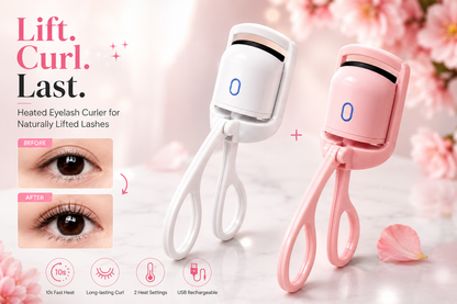 Belleza Lift  Heated Eyelash Curler – USB Rechargeable & Long-Lasting Curl