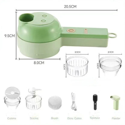 Wireless Electric Vegetable Cutter – Fast, Easy & Mess-Free Prep