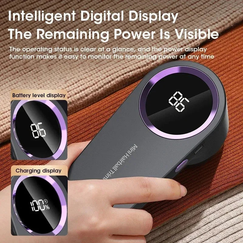Electric Fabric Lint Remover & Fuzz Shaver for Clothes, Sweaters & Upholstery