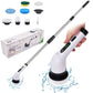 Cordless Spin Scrubber Electric Multipurpose Cleaning Brush for Kitchen Bathroom Toilet - Household Hair Brushes and Mops